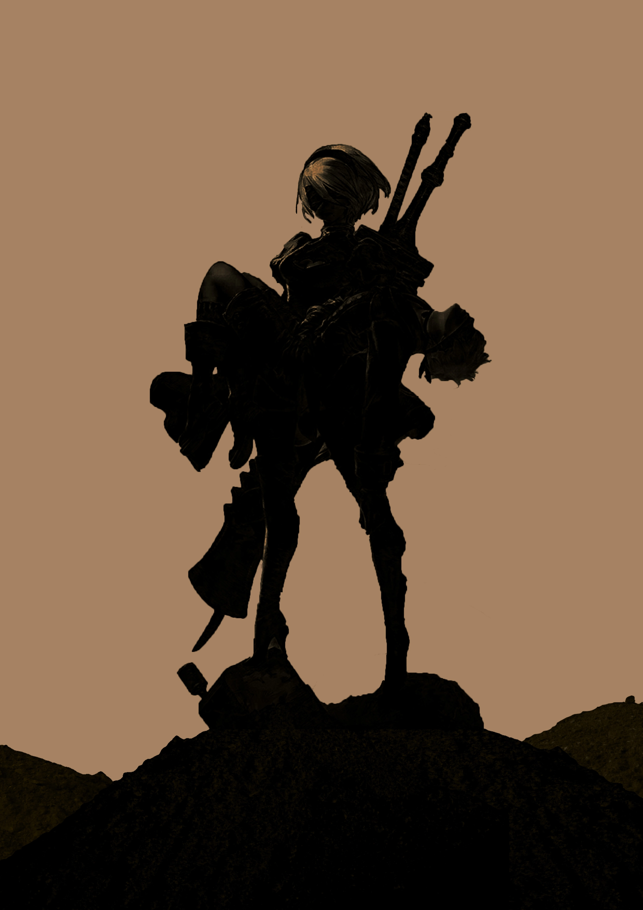 2b holding 9s